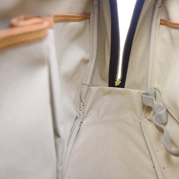 LOUIS VUITTON LV Logo Deauville Hand Bag Monogram Leather Brown 558-082225 - Picture 11 of 16